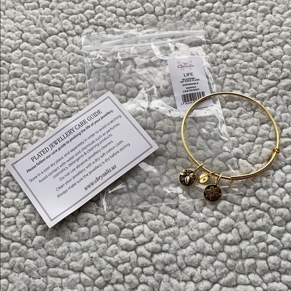 Chrysalis Blossom Orchid Bangle Bracelet, NWT - Picture 2 of 6